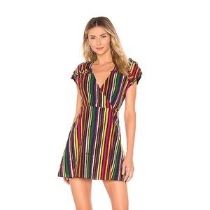 Tularosa Maud Dress in Cherry Red Multi